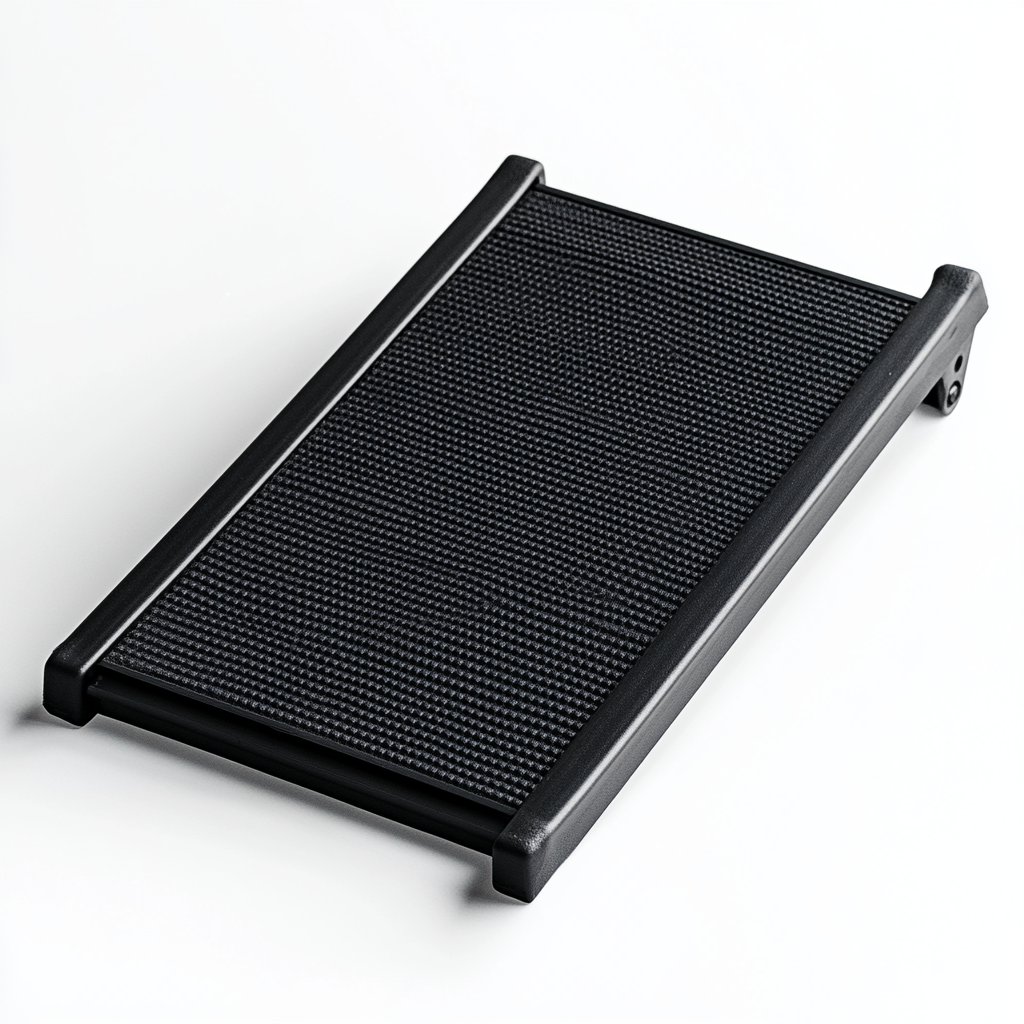 Placed against the side of an SUV or a sofa. Looking sturdy, safe, and ready for adventure. Outdoor-friendly, rugged, and reliable vibe.